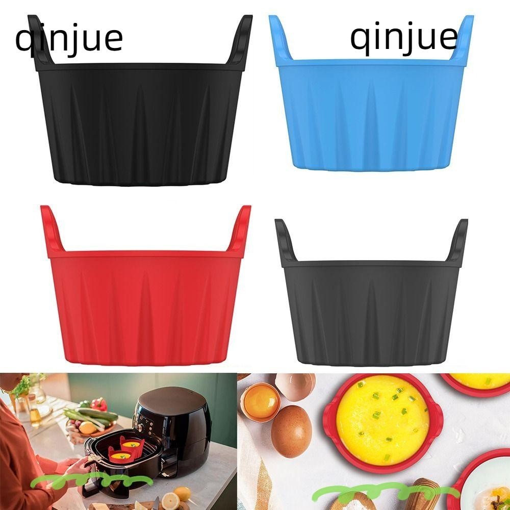 QINJUE Air Fryer Egg Poacher, Replacement Liners Reusable Air Fryer Egg
