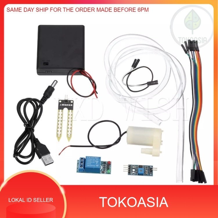 Automatic Soil Moisture Sensor Kit Watering irrigation sys with Mini ...