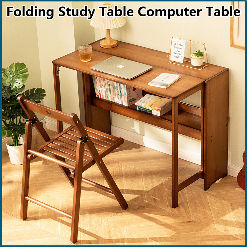 Folding Study Table Desk Computer Table Office Desk Student Home Small ...