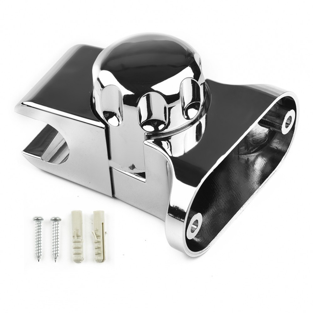 Chrome Finished Wall Mount Shower Head Bracket with Adjustable ...