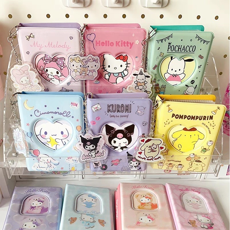3 Inch Mini Photo Album, Kpop Photocard Holder, Love Heart Hollow