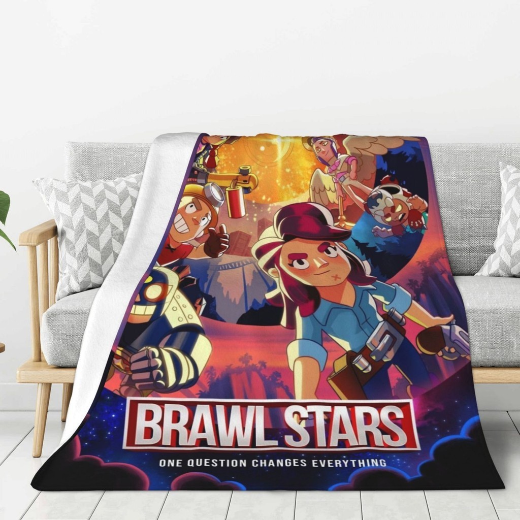 Brawl Stars Plush Blanket Soft Comfortable Warm Suitable For Sofa Bed  Children Novelty Gifts Can Be Customized | Shopee Singapore