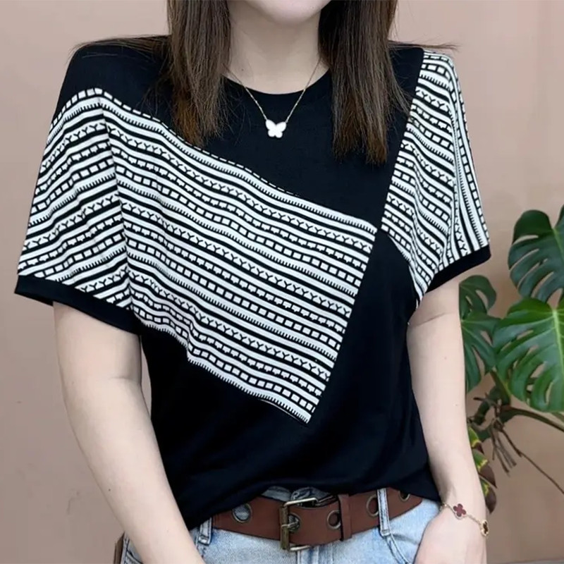 女裝上衣新款 t shirts for women clothes plus size top korean style short ...