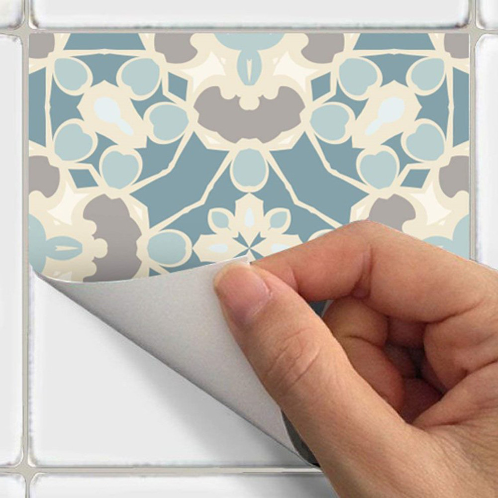 24pcs Self Adhesive Mosaic Kitchen Bathroom Tiles Stickers Waterproof ...