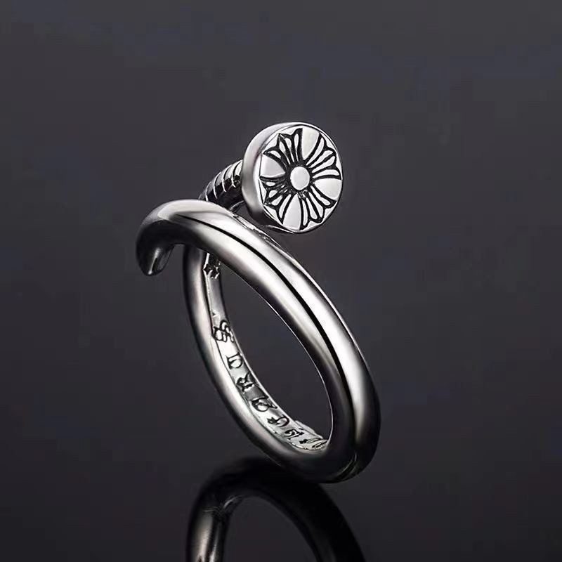Chrome Hearts Ring Cross Trendy Retro Ins Men And Women Foreven Couple Ring Ring Does Not Fade Shopee Singapore