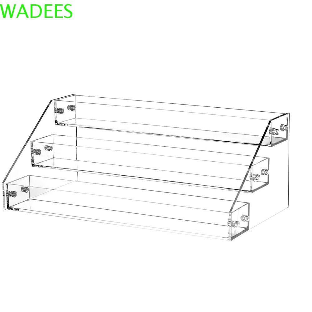 WADEES Desktop Display Risers Stand, Acrylic Sturdy Collection Display ...