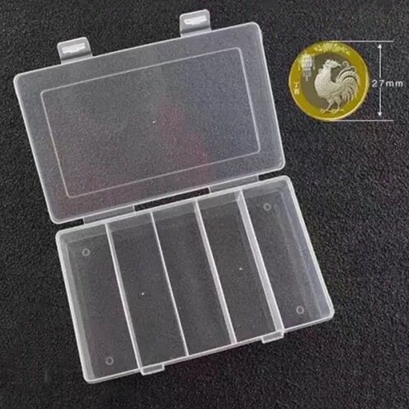 (DEAL) 27/30MM Clear Round Coin Cases Capsules Container Holder Storage ...