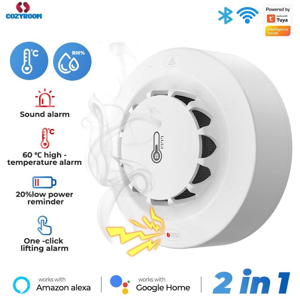 Google home hot sale fire alarm