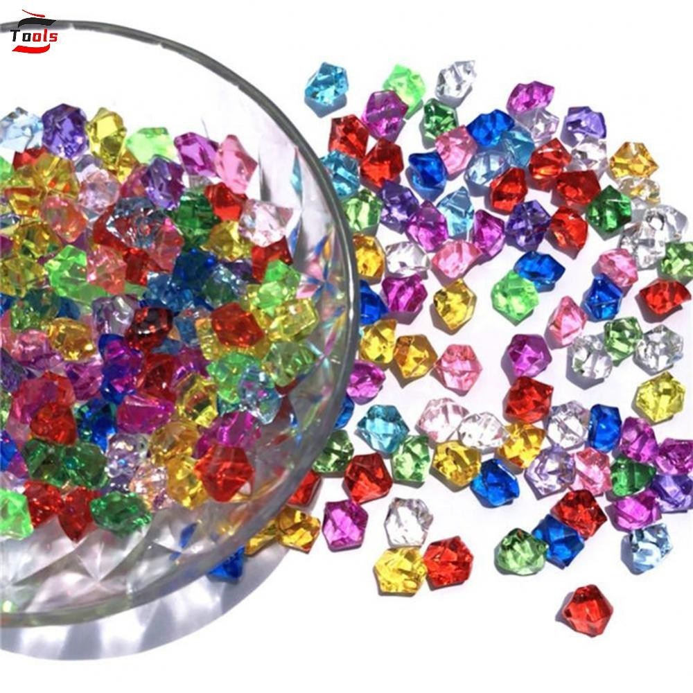 Transparent Acrylic Plastic Gem Stone Ice Rocks for Decorative Purposes ...