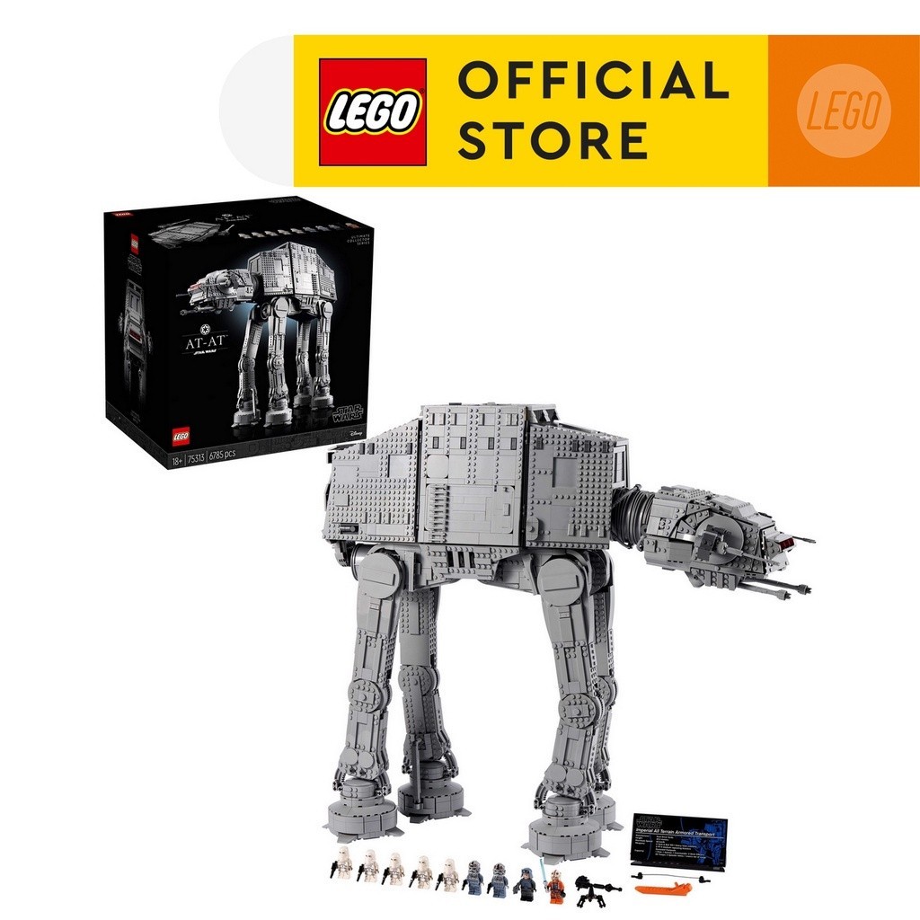 LEGO Star Wars AT-AT 75313 Collectible Building Kit (6,785 Pieces ...