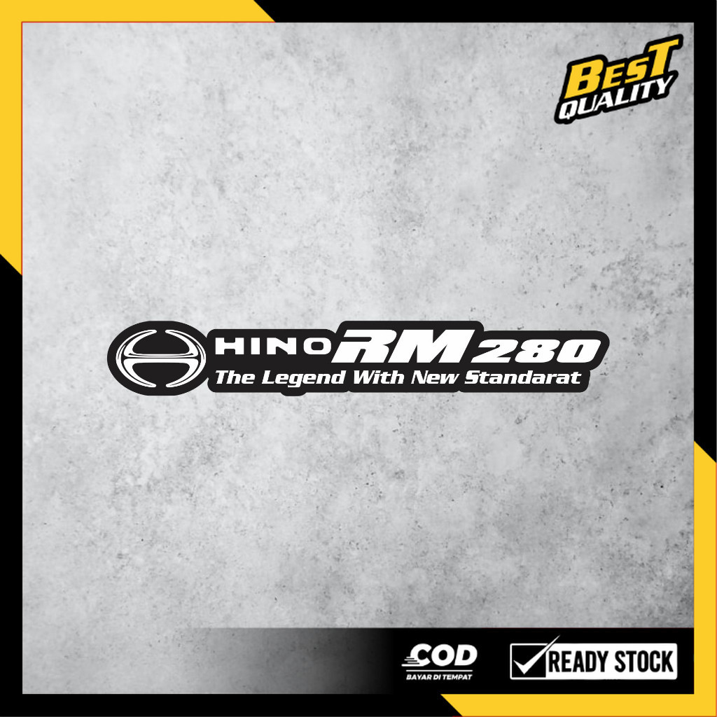 Hino NEW RM 280 Airsuspension Bus Sticker - Bismania busMania Sticker ...