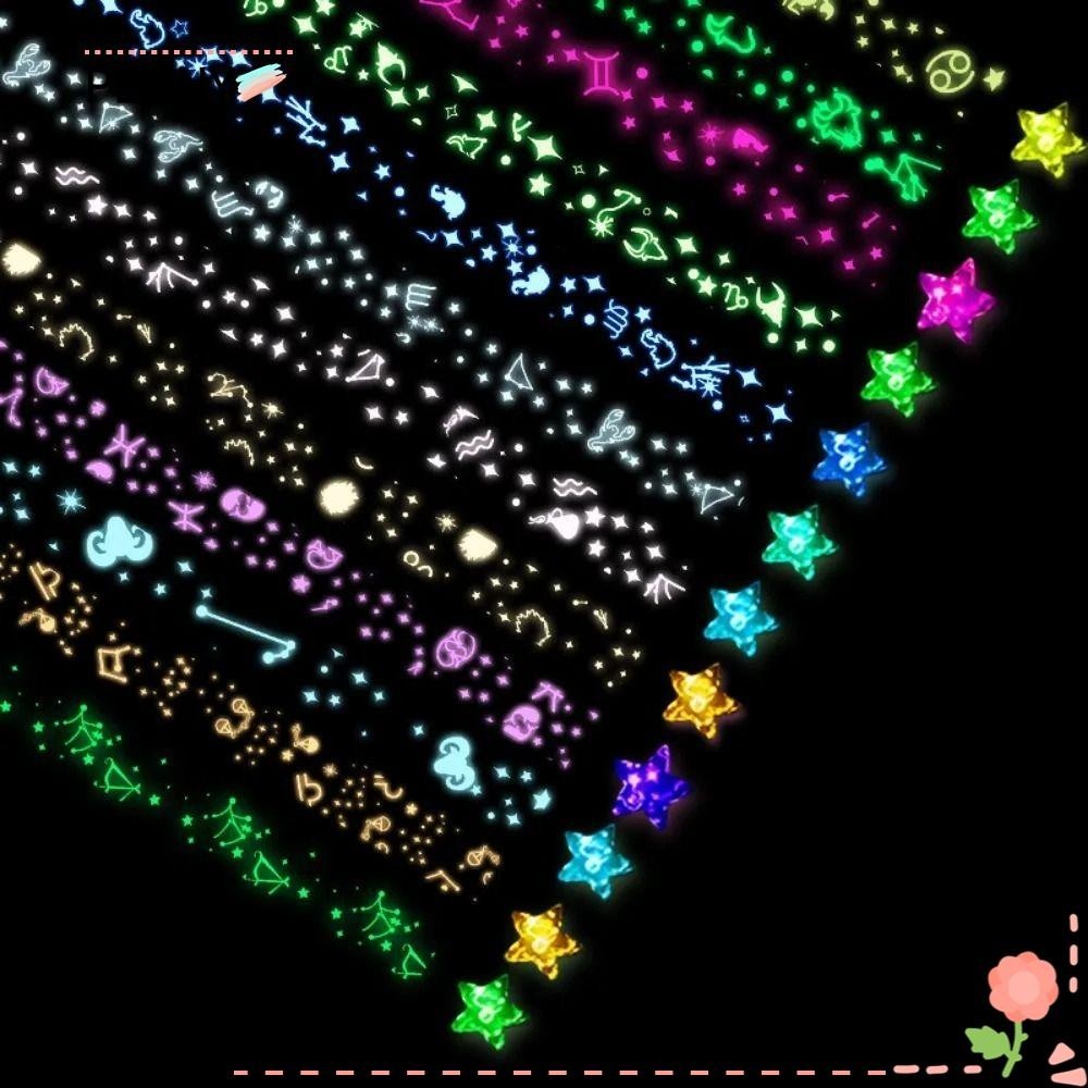 PEONIES 1 Set/210 Sheets Luminous Origami Stars Paper Strips, Thickness ...