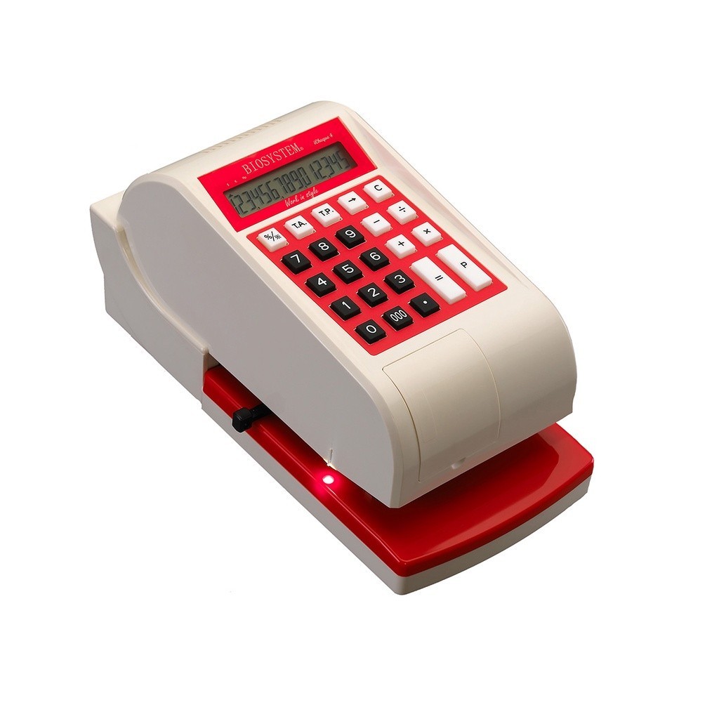 Biosystem iCheque4 Cheque Writer. 15 Digits Emboss Print. Auto Adjust ...