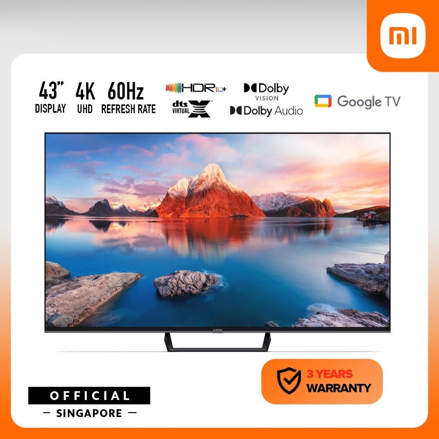 [Official Warranty] NEW 2023 Xiaomi TV | A Pro 43 Inch | 4K UHD | 60Hz |  Google TV | HDR 10 | Dolby Vision