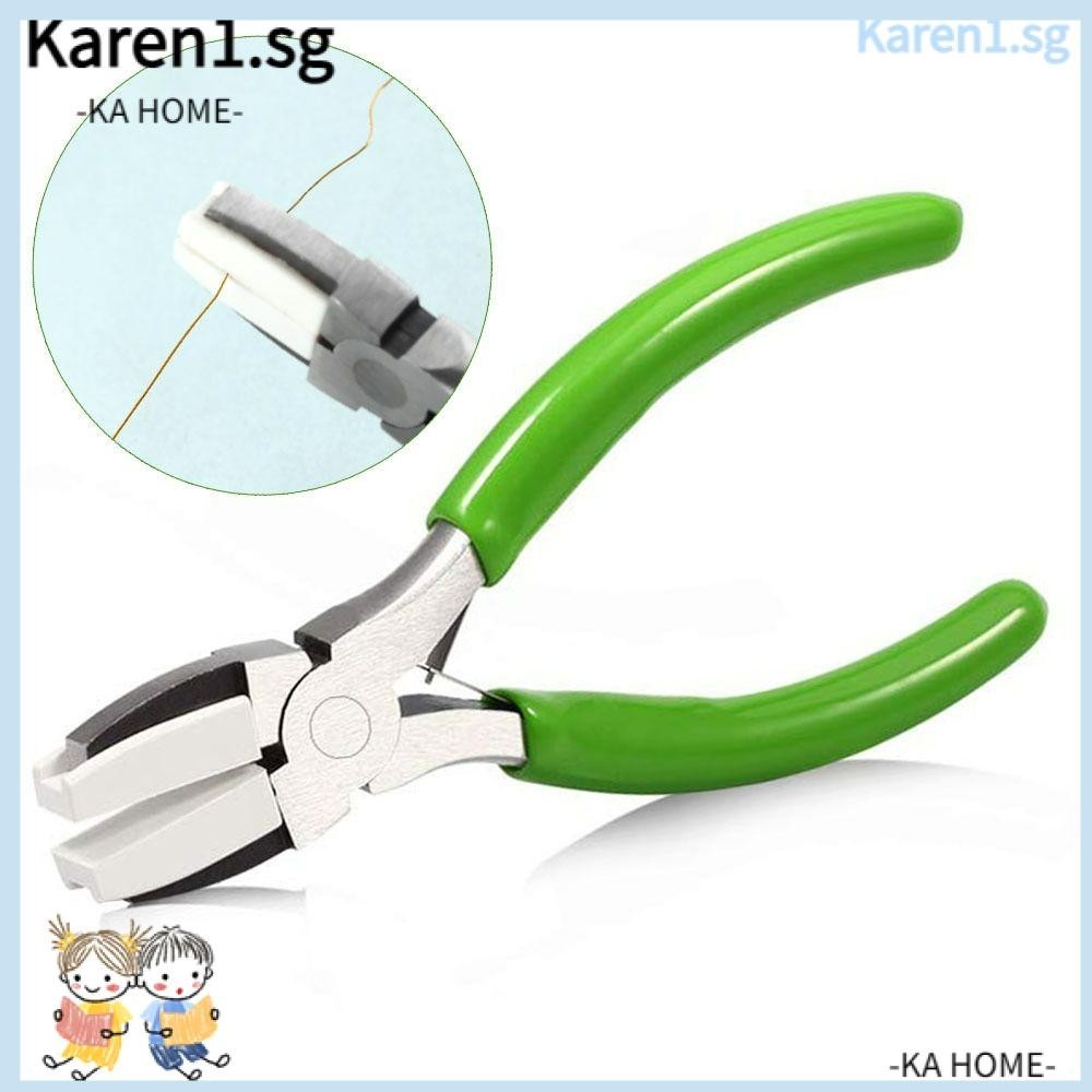 KA Wire Straightener Pliers, Steel Hand Tool Nylon Jaw Pliers