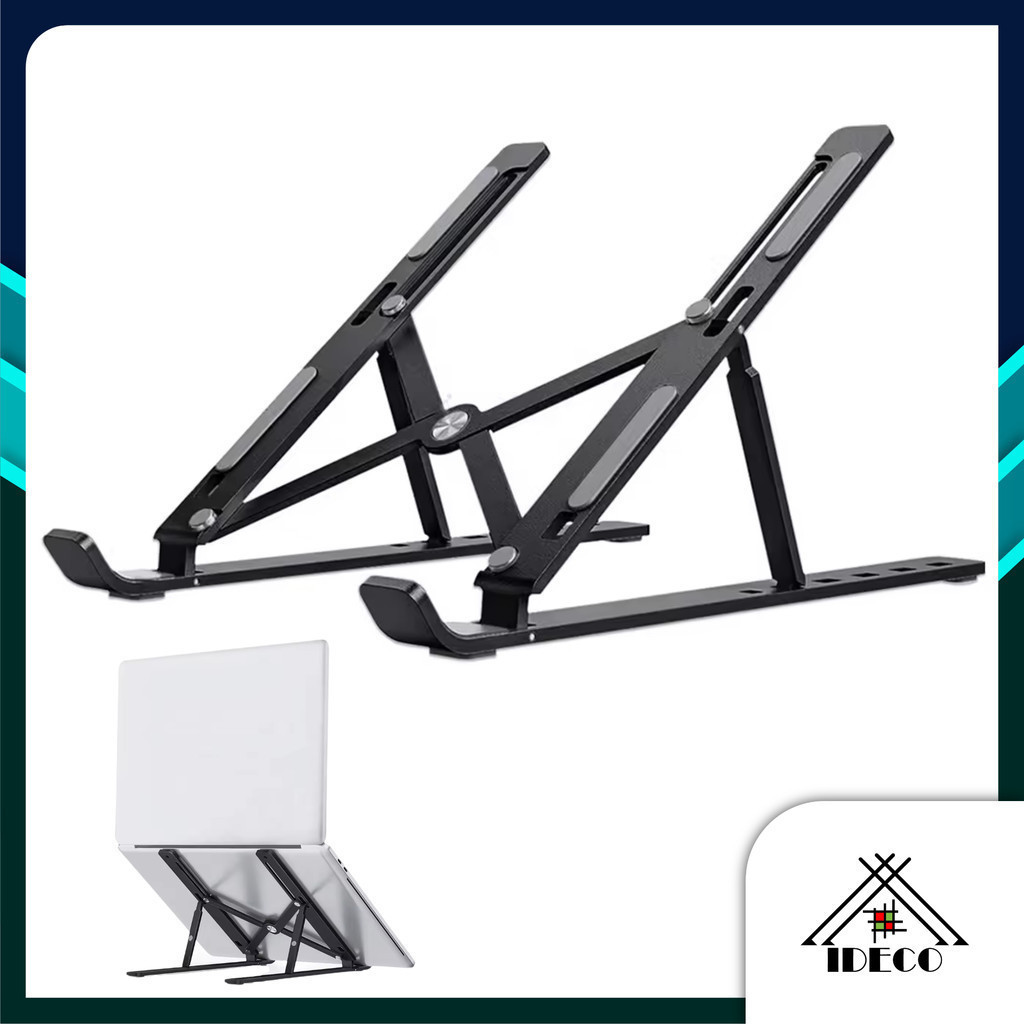 iDECOTM PVC Laptop Stand, Adjustable Portable Laptop Holder, Laptop ...
