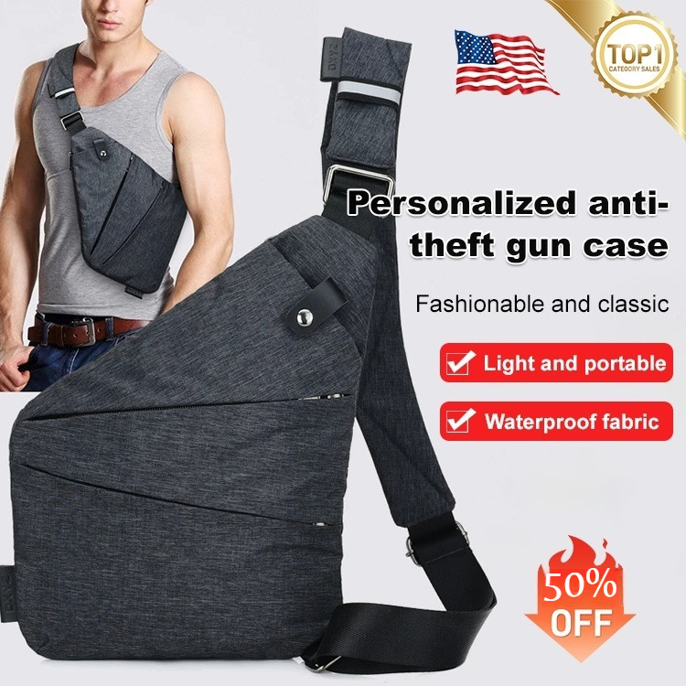 【SG Stock】Men's Multi-functional Close-fitting Anti-theft Sports Nylon ...