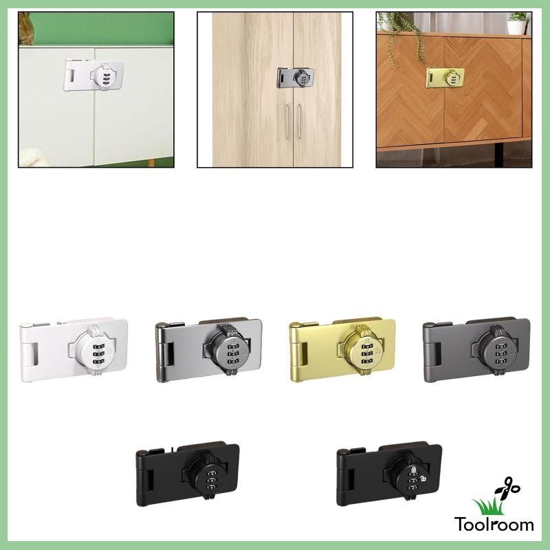 [ Password Rotary Hasp Lock Cabinet Combination Lock Keyless Cabinet ...