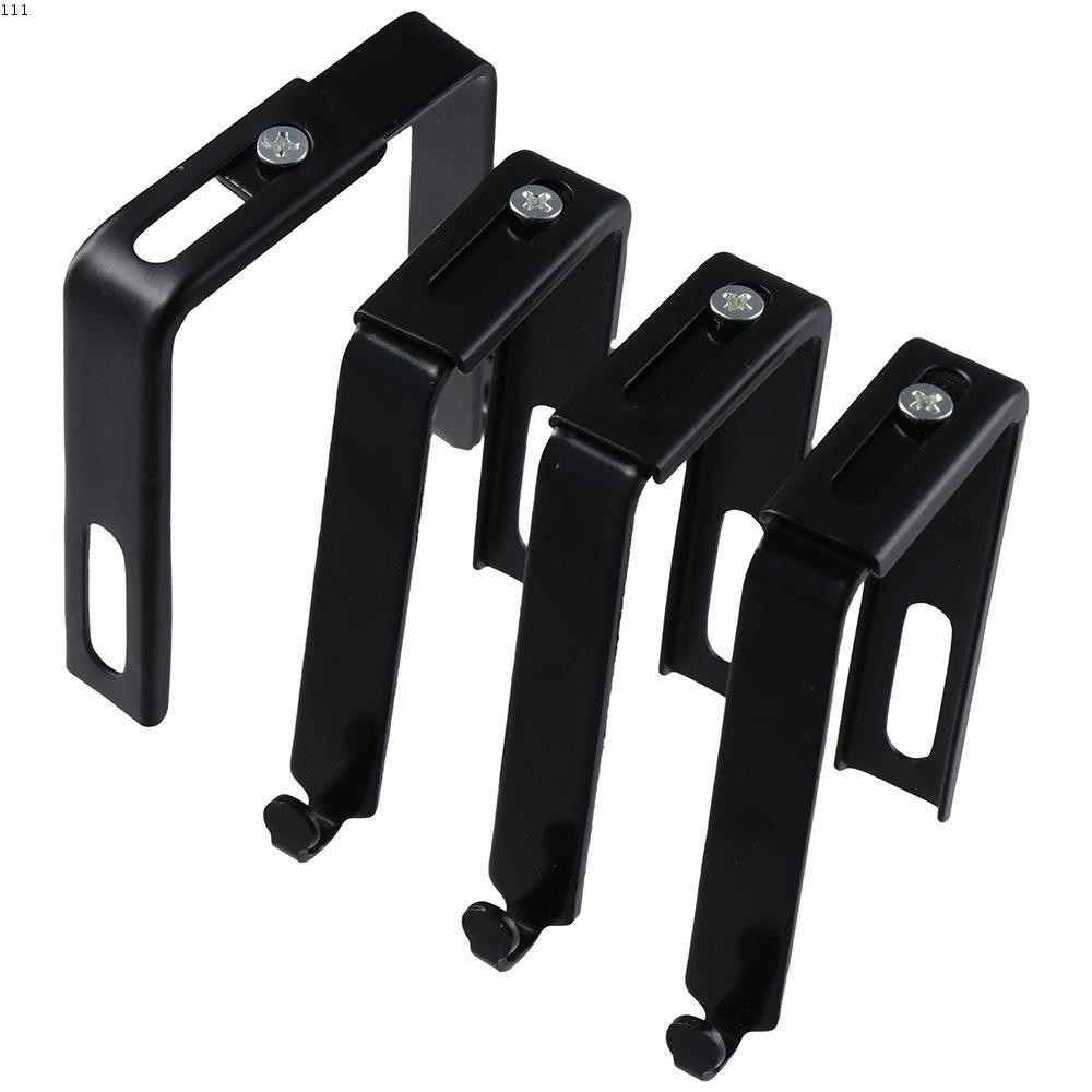 SFBSF Door Mirror Hanger, Black Metal Adjustable Cubicle Hangers