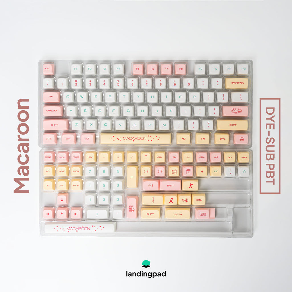 [⌨️ LandingPad] PBT Macaroon / Macaron Keycaps XDA Profile Keycap Set ...