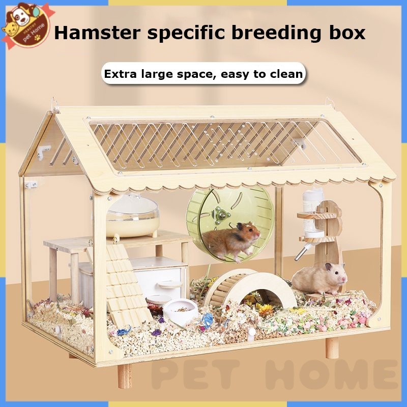 Image showcasing Hamster cage special golden bear cage cheap large large space feeding ...