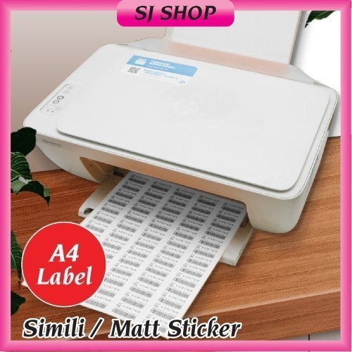 A4 Label Sticker | A4 Die Cut Blank Sticker | A4 White Sticker ...