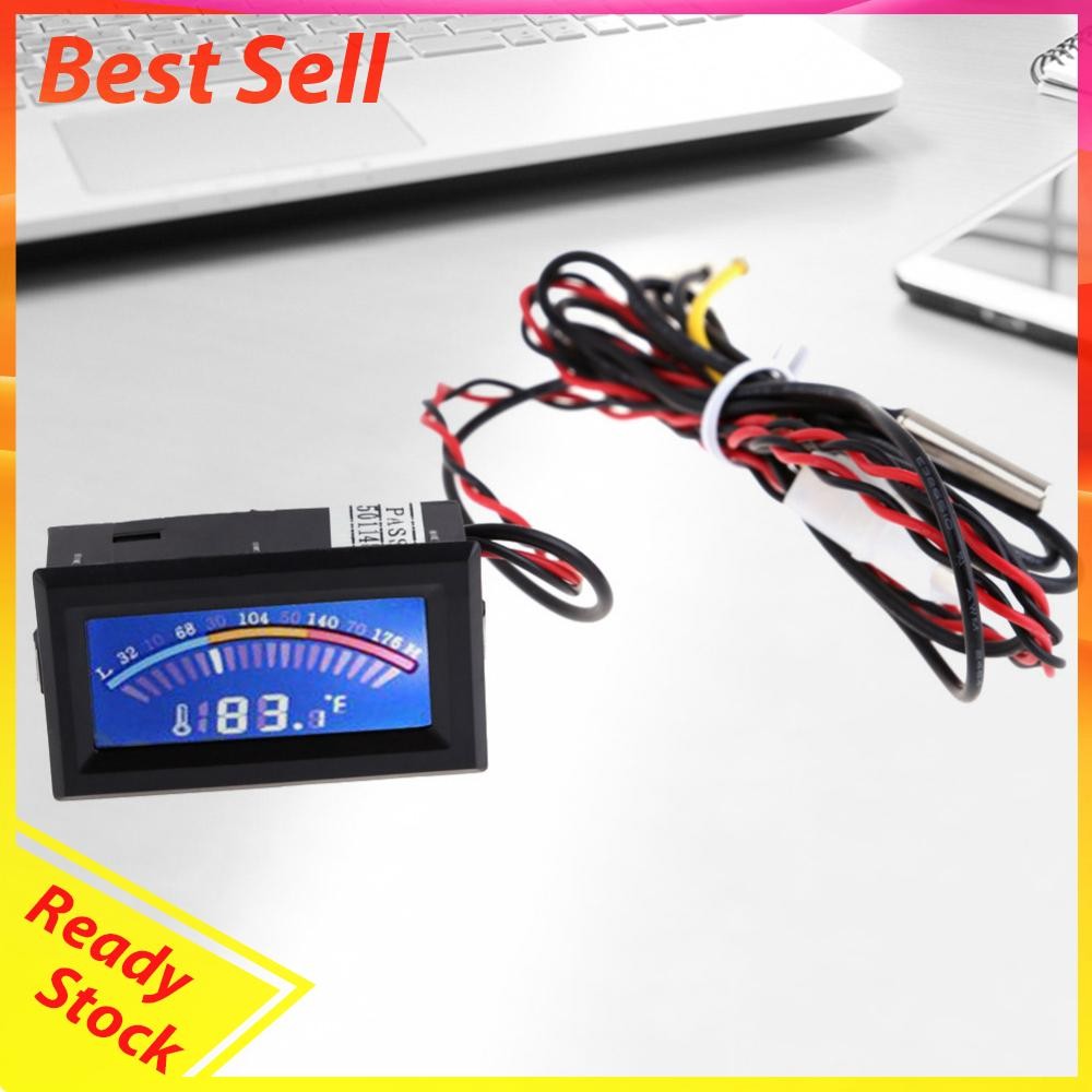 Digital Thermometer Temperature LCD Meter Gauge PC Mod C/F with Long ...