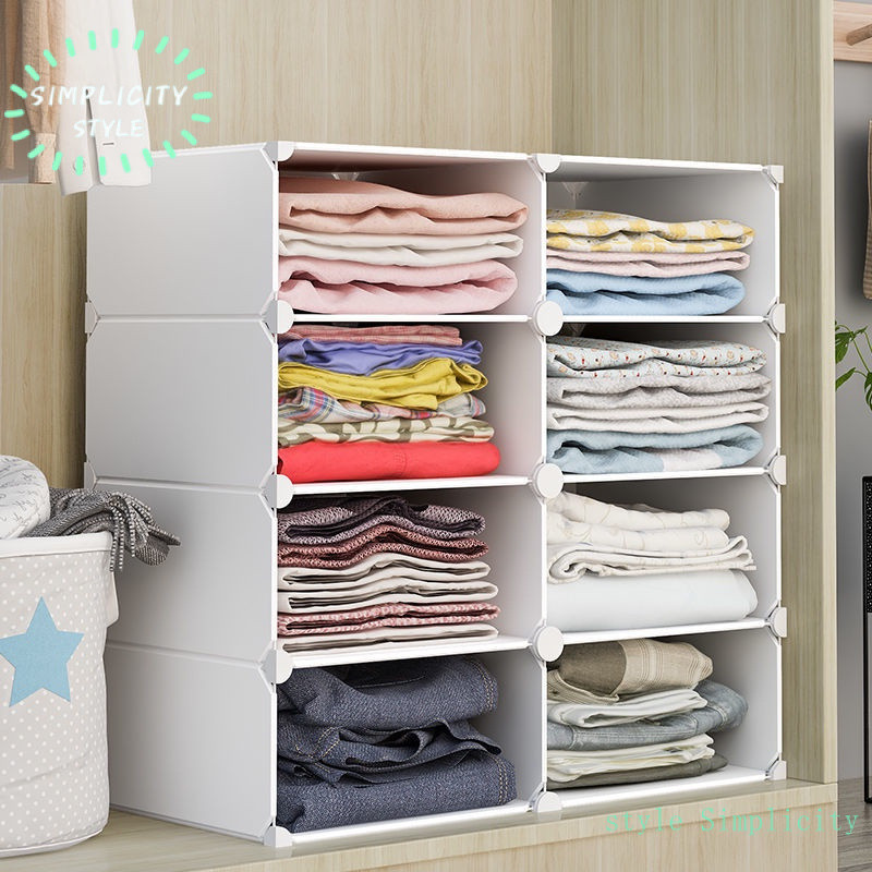 Dormitory wardrobe layered partition cabinet internal storage rack ...