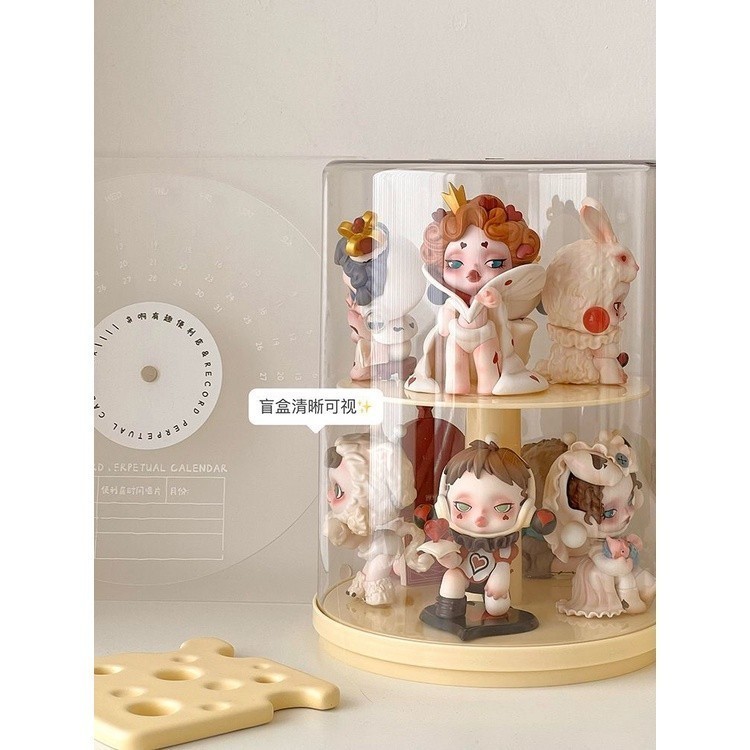 [Can Store 8-10 Pcs] Rotatable Popmart Display Box Mystery Box Building ...
