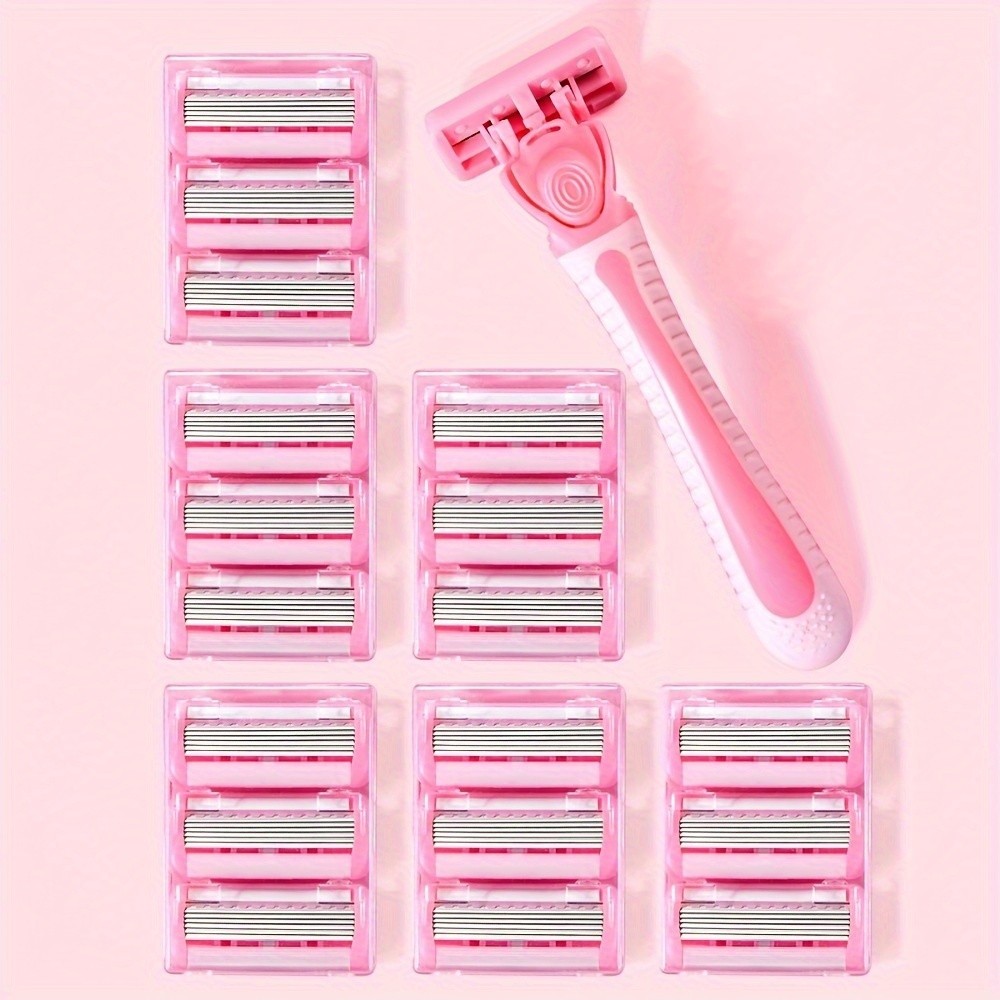 Women's safety razor/6-layer stainless steel razor blade/ | Shopee ...