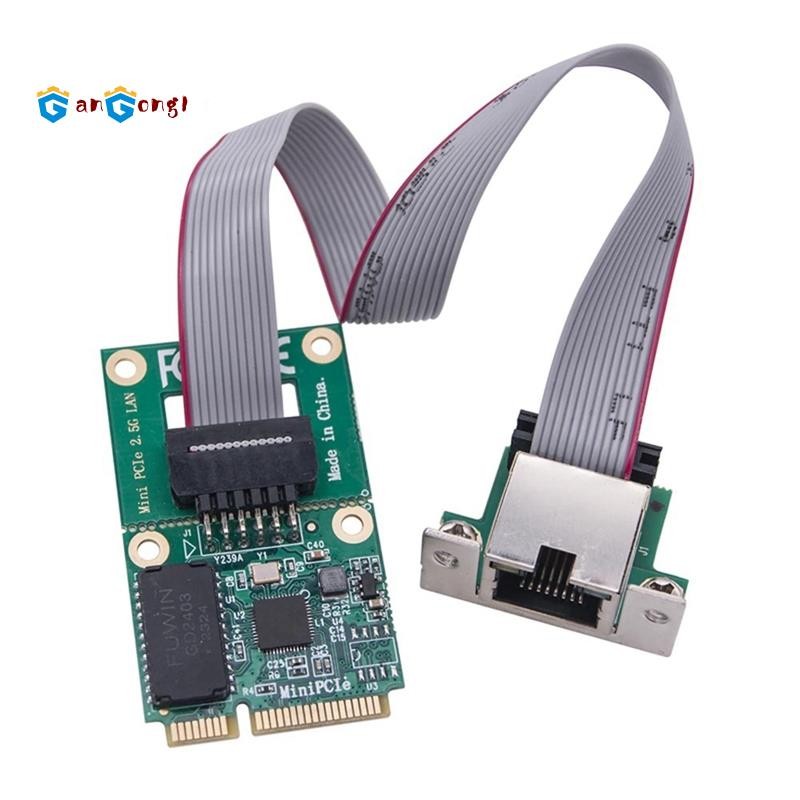 Mini PCIE Gigabit Network Card Single-Port RJ45 Ethernet Card COM Port ...
