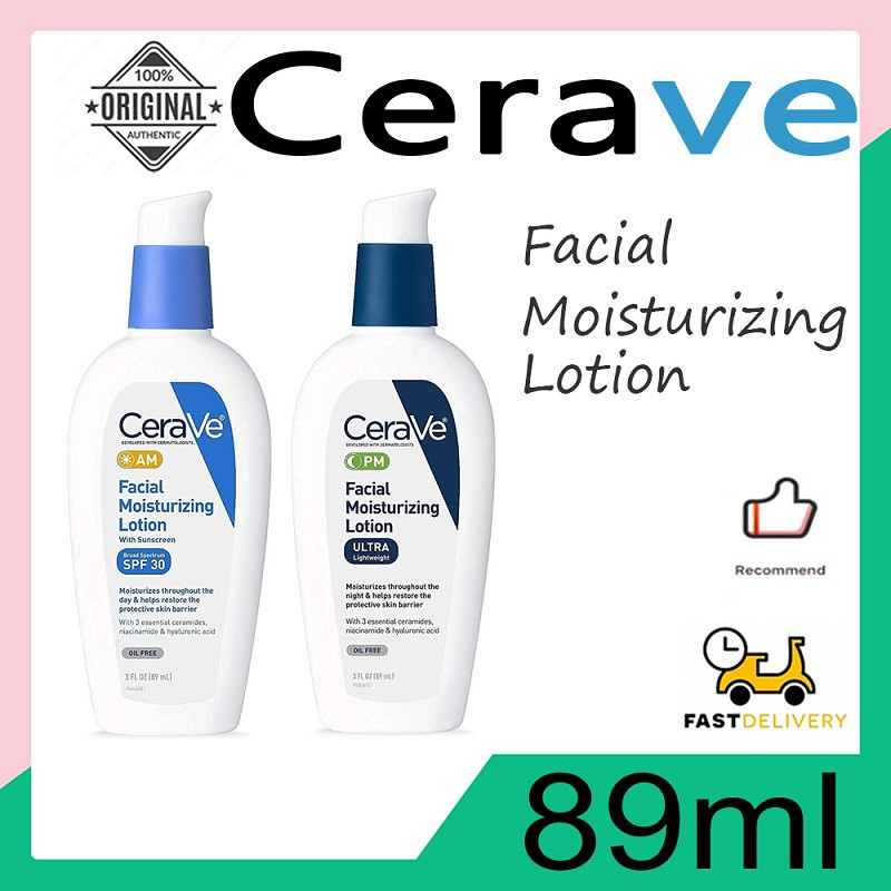 CeraVe Facial Moisturizing Lotion AM SPF30 with sunscreen/ PM Ultra ...