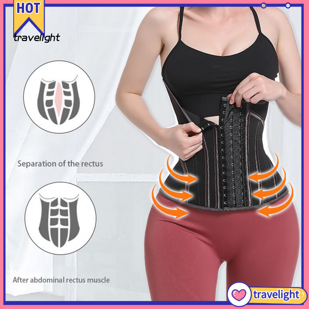Travelight Adjustable Waist Trainer Girdle Full Perforated Design
