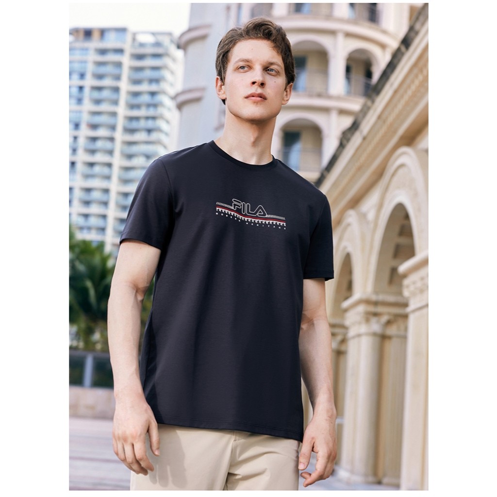 FILA CORE STADIUM ELEGANCE MODERN HERITAGE Men Short Sleeve T