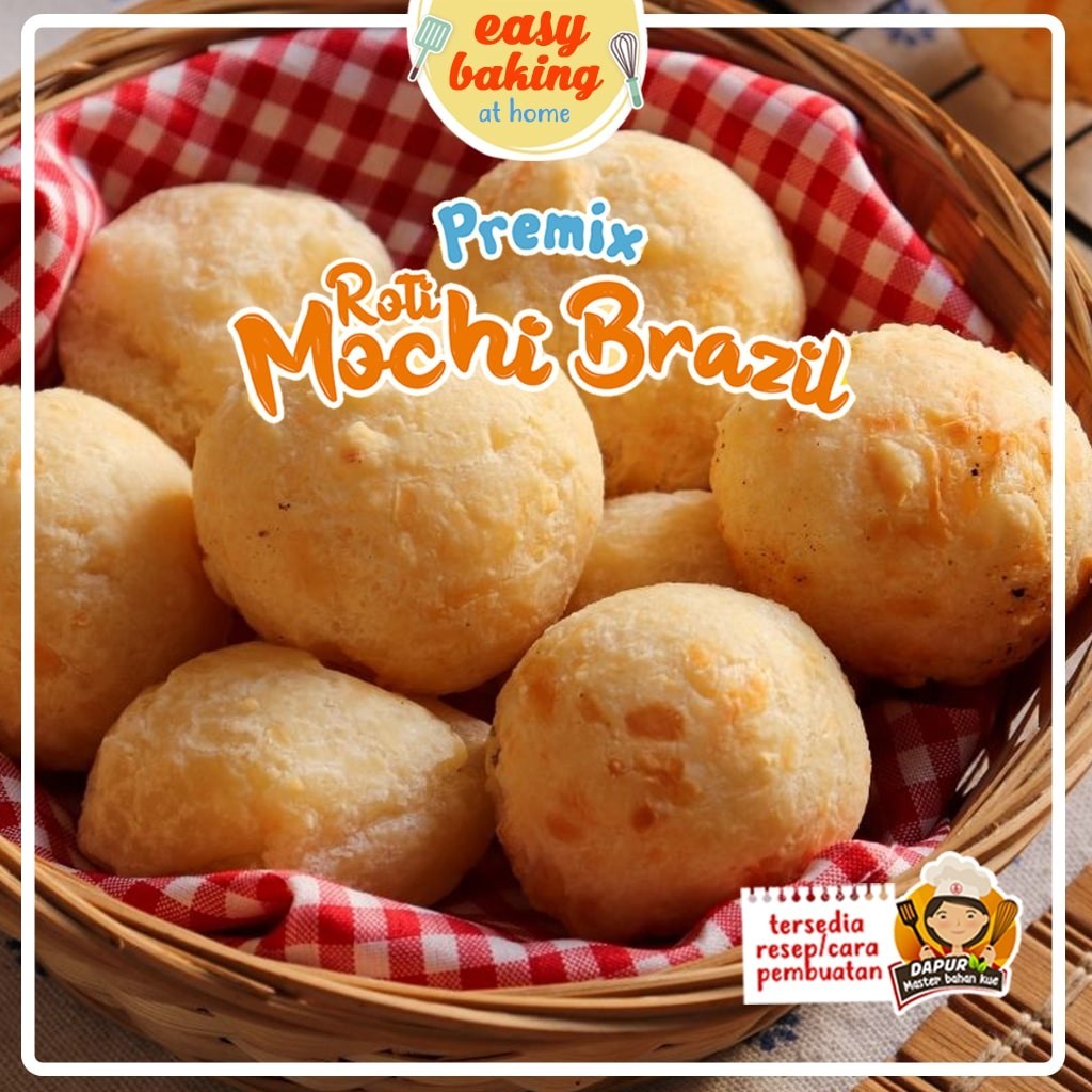 Premix Bread Mochi Brazil Cheese Bread Pao De Queijo (500gr) Shopee