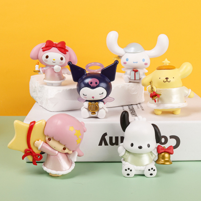 Sanrio PVC Kulomi 6-piece Anime & Manga Collectibles Hello Kittys ...