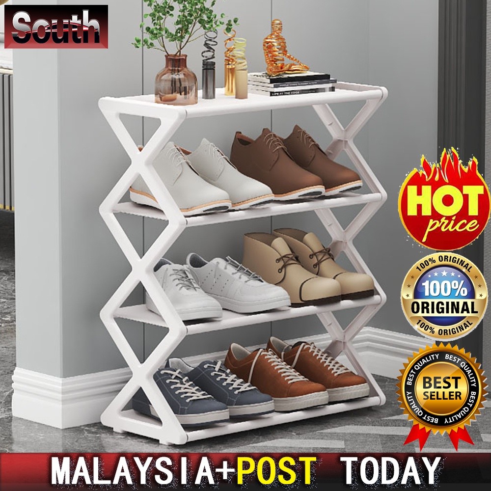 ★Ready Stock★ Shoe Rack Lightweight Easy To Assemble Shoe Rack Multi ...