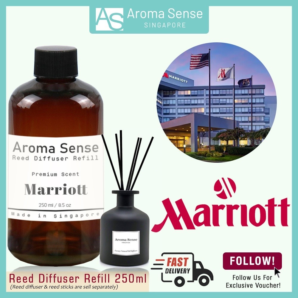 Aroma Sense Marriott Hotel Scent Reed Diffuser Refill (250ml) | Shopee ...