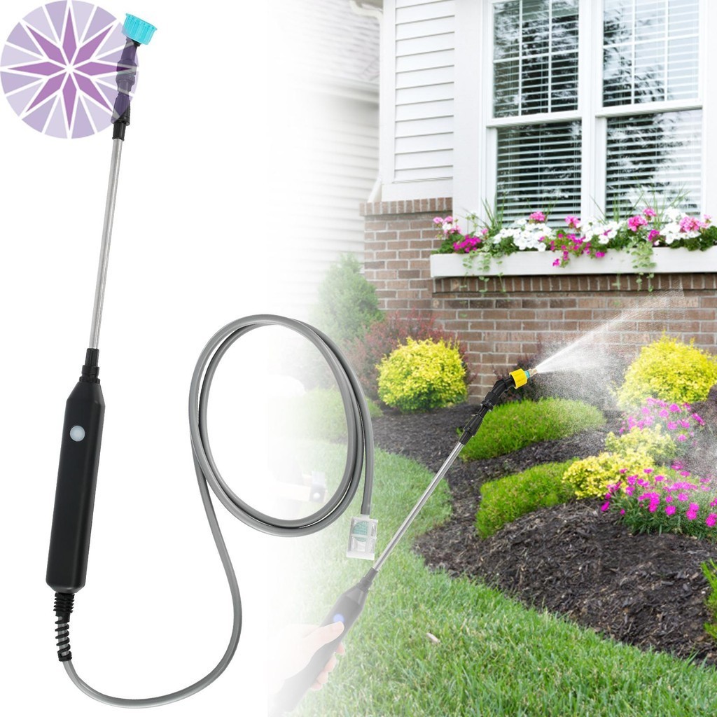 Electric Garden Sprayer Portable Telescopic Watering Spray Wand with 3 ...