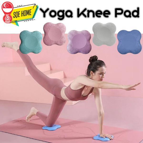 2PCS/Set Portable Small Round Knee Pad Yoga Mats Flat Support Pad Elbow  Knee Wrist Protection Non-Slip Yoga Sport Fitness Mat