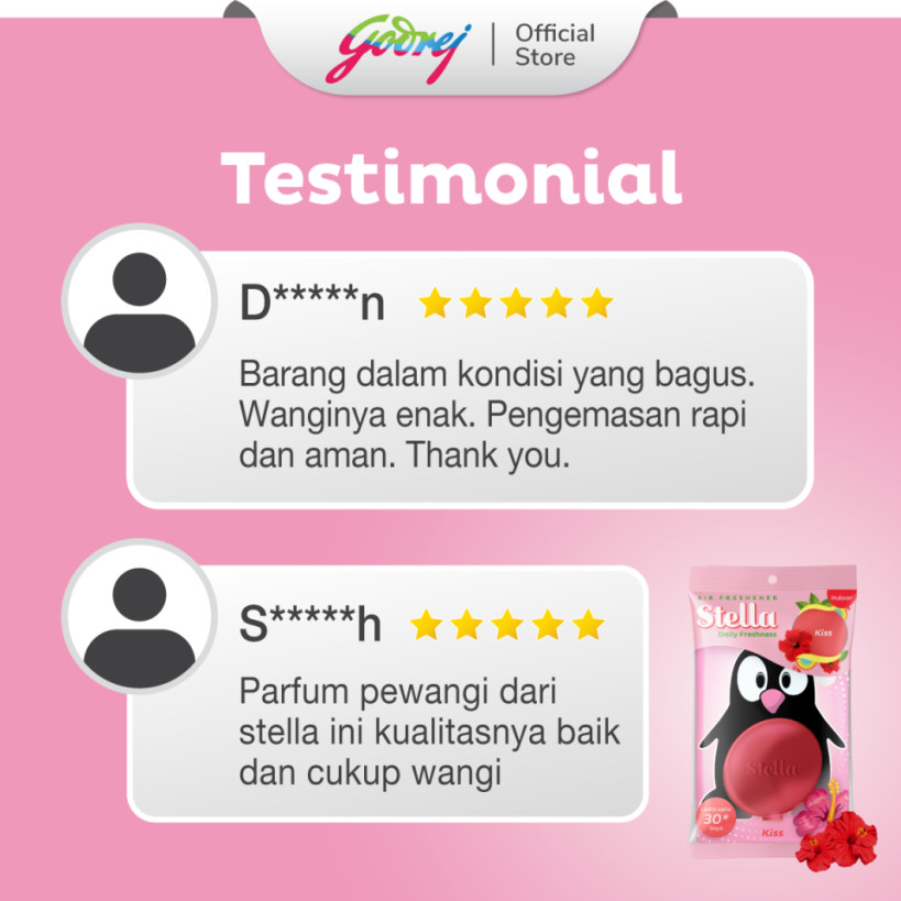 Stella Daily Freshness Indoor Kiss 7 ml x 2 pcs - Pengharum Ruangan - Gambar 4