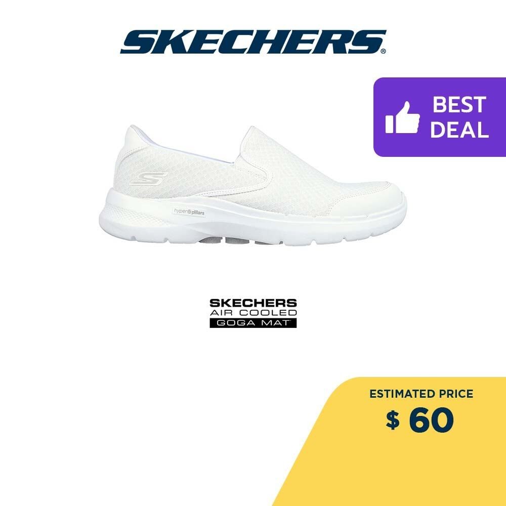 Skechers goga shop mat mens white