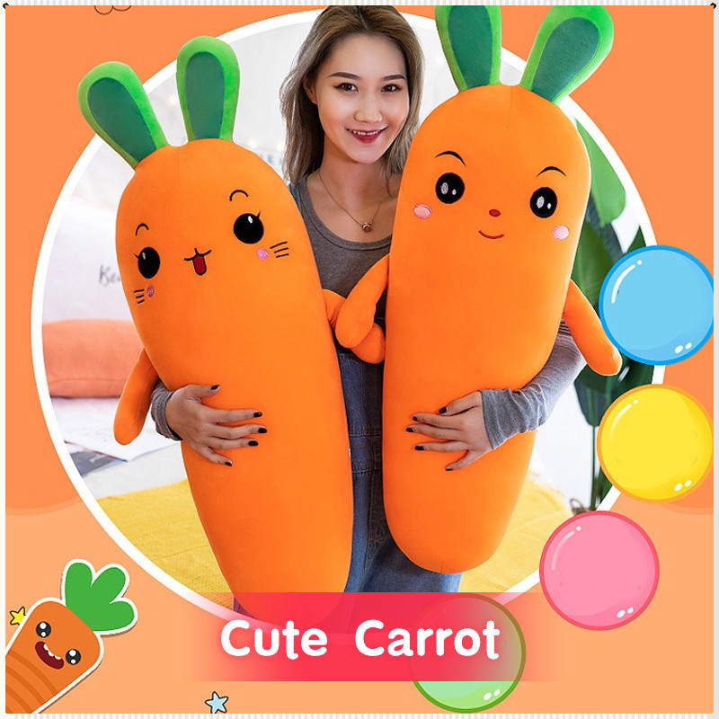 Carrot Pillow Creative Lovely Cute Rabbit Carrot Plush Toy Long ...