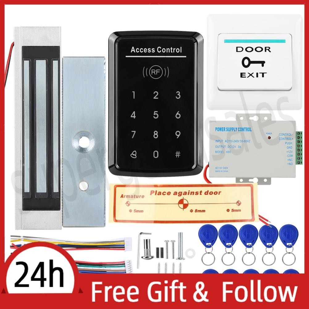 Electromagnetic Lock With Alarm Safety Access Control | Shopee Singapore
