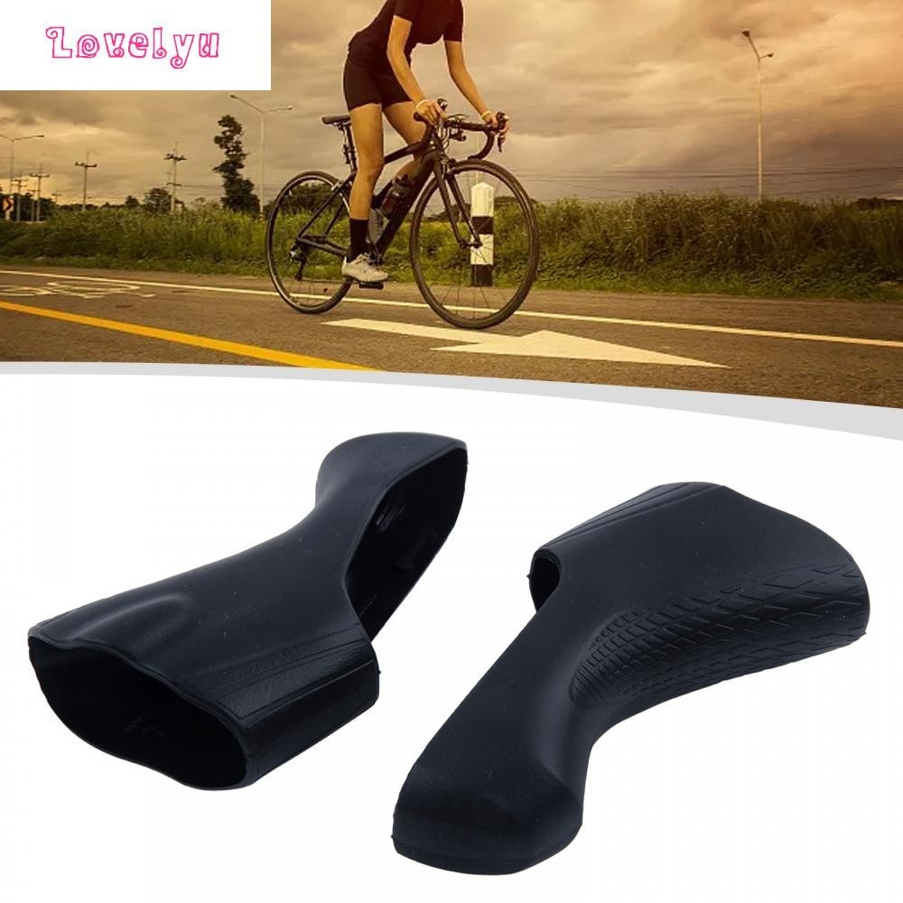 Protections Silicone Pour Manettes De Vélo De Route R7000/R8000 - Housse Levier Frein/vitesse - Anti-dérapant, Coloris Noir - 6
