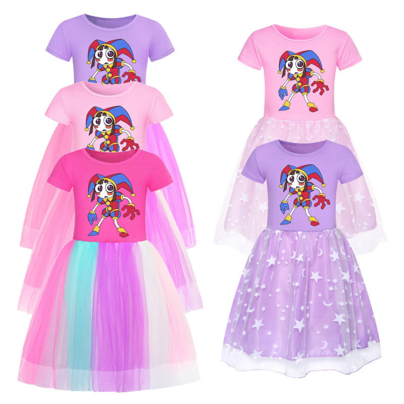 Pomni dress for kids The Amazing Digital Circus 22. | Shopee Singapore