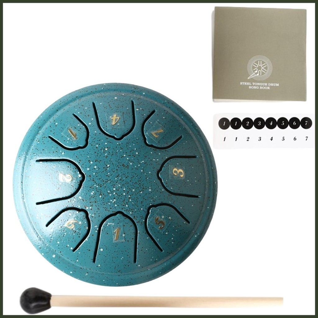 Balmy Drum For Kids Handpan Steel Drum 8 Notes 4 Inch Tongue Drum