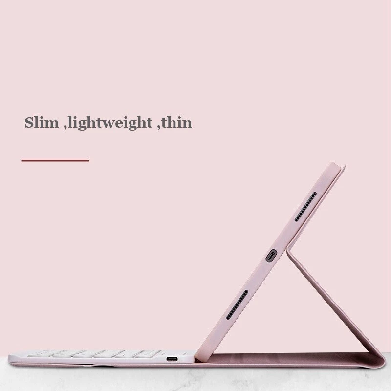 Case Samsung Tab A9+ A9 with Bluetooth Keyboard Set Smart Autolock Magnetic Cover Compatible For Tab A9+ Premium Quality Pastel Color Casing - Gambar 4