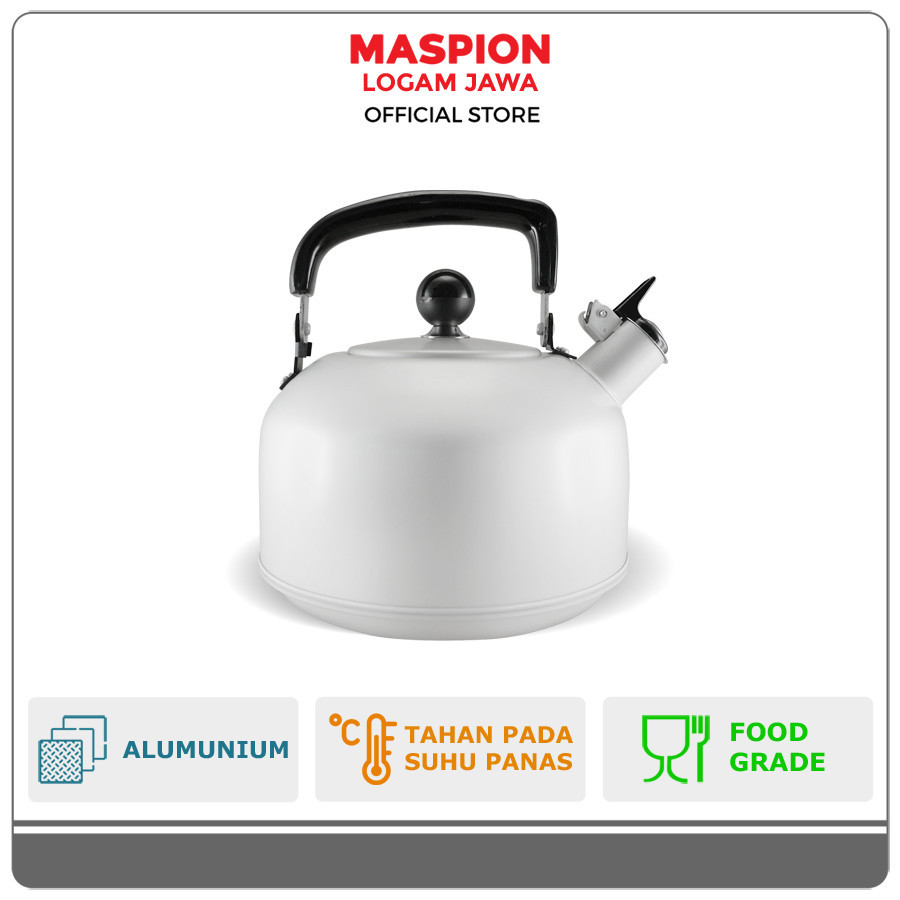 Maspion Silano Teko Bunyi Nasional Whistling Kettle Alumunium