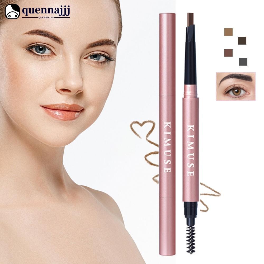 Quenna Double Headed Eyebrow Pencil Long Wear Skinny Brow Pencil Makeup